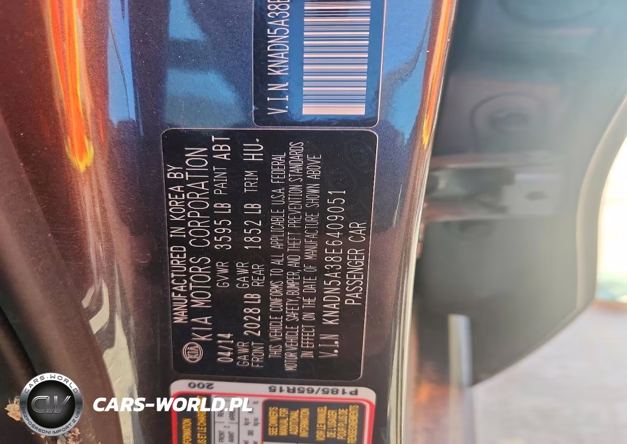2014 Kia Rio Ex VIN:KNADN5A38E6409051 - 13