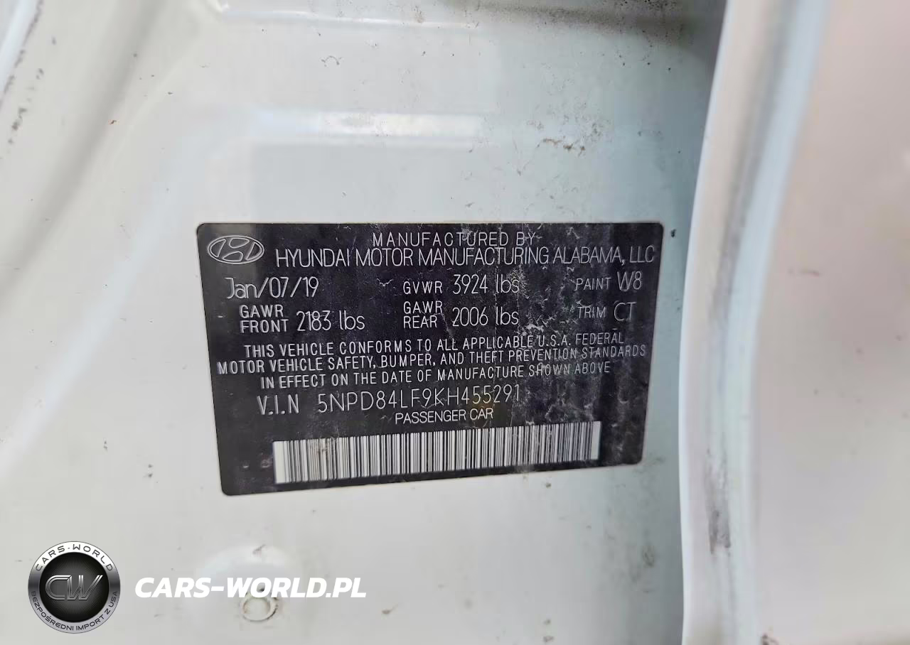 2019 Hyundai Elantra Sel VIN:5NPD84LF9KH455291 - 12
