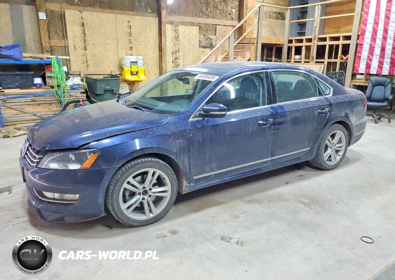 2014 Volkswagen Passat Sel VIN:1VWCN7A33EC056145 - 1