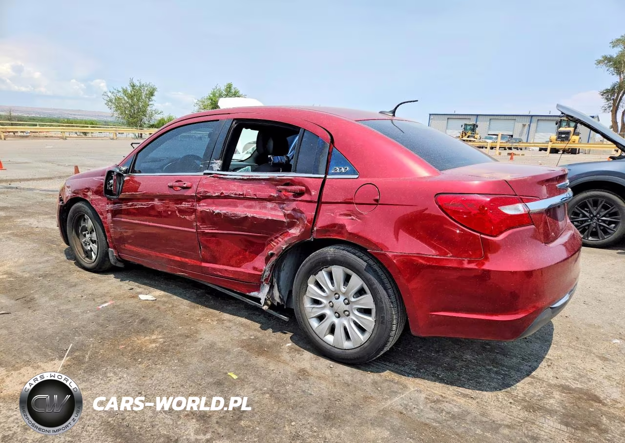 2013 Chrysler 200 Lx VIN:1C3CCBAB8DN589831 - 2