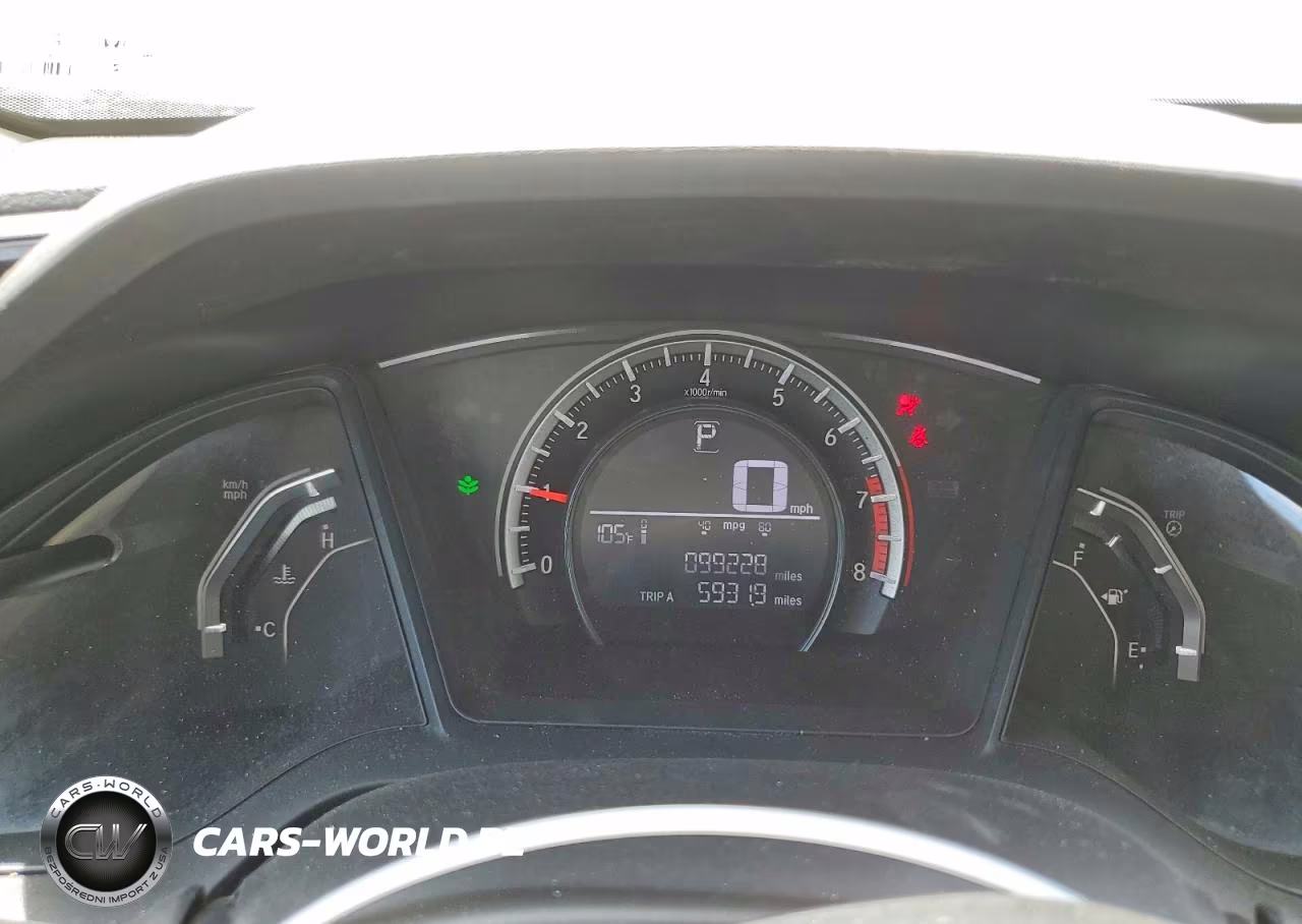2016 Honda Civic Lx VIN:19XFC2F58GE065342 - 9