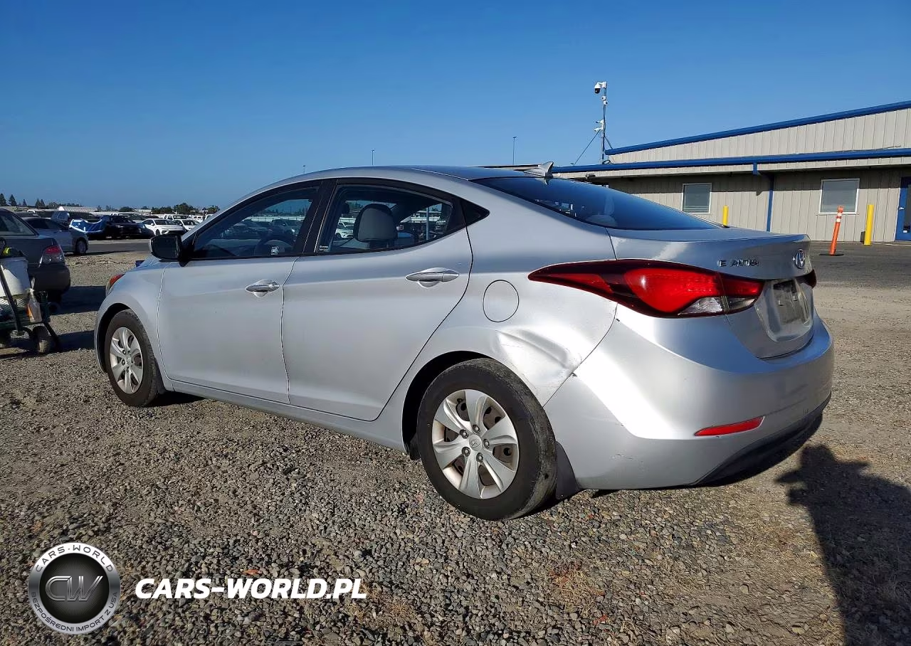 2016 Hyundai Elantra Se VIN:KMHDH4AE8GU491007 - 2