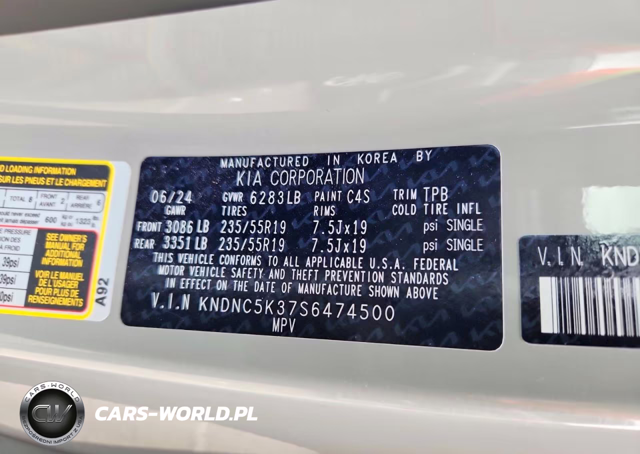 2025 Kia Carnival Ex VIN:KNDNC5K37S6474500 - 12