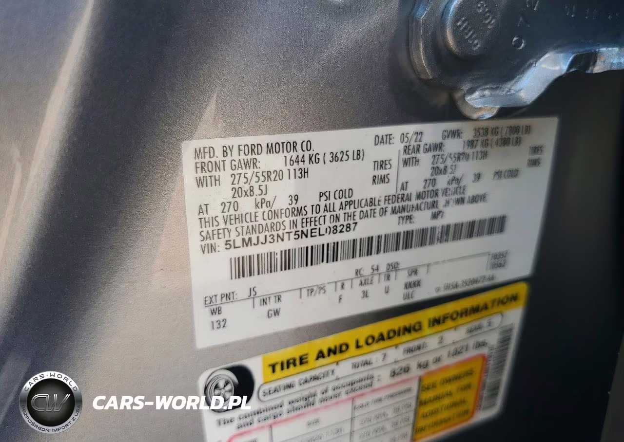2022 Lincoln Navigator L VIN:5LMJJ3NT5NEL08287 - 13