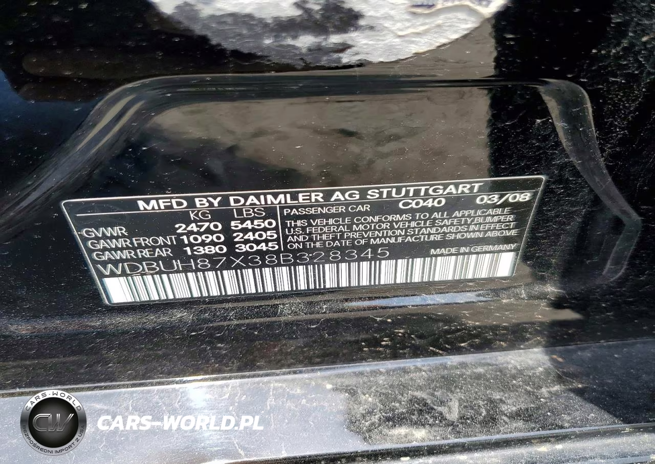 2008 Mercedes-Benz E 350 4Matic Wagon VIN:WDBUH87X38B328345 - 12