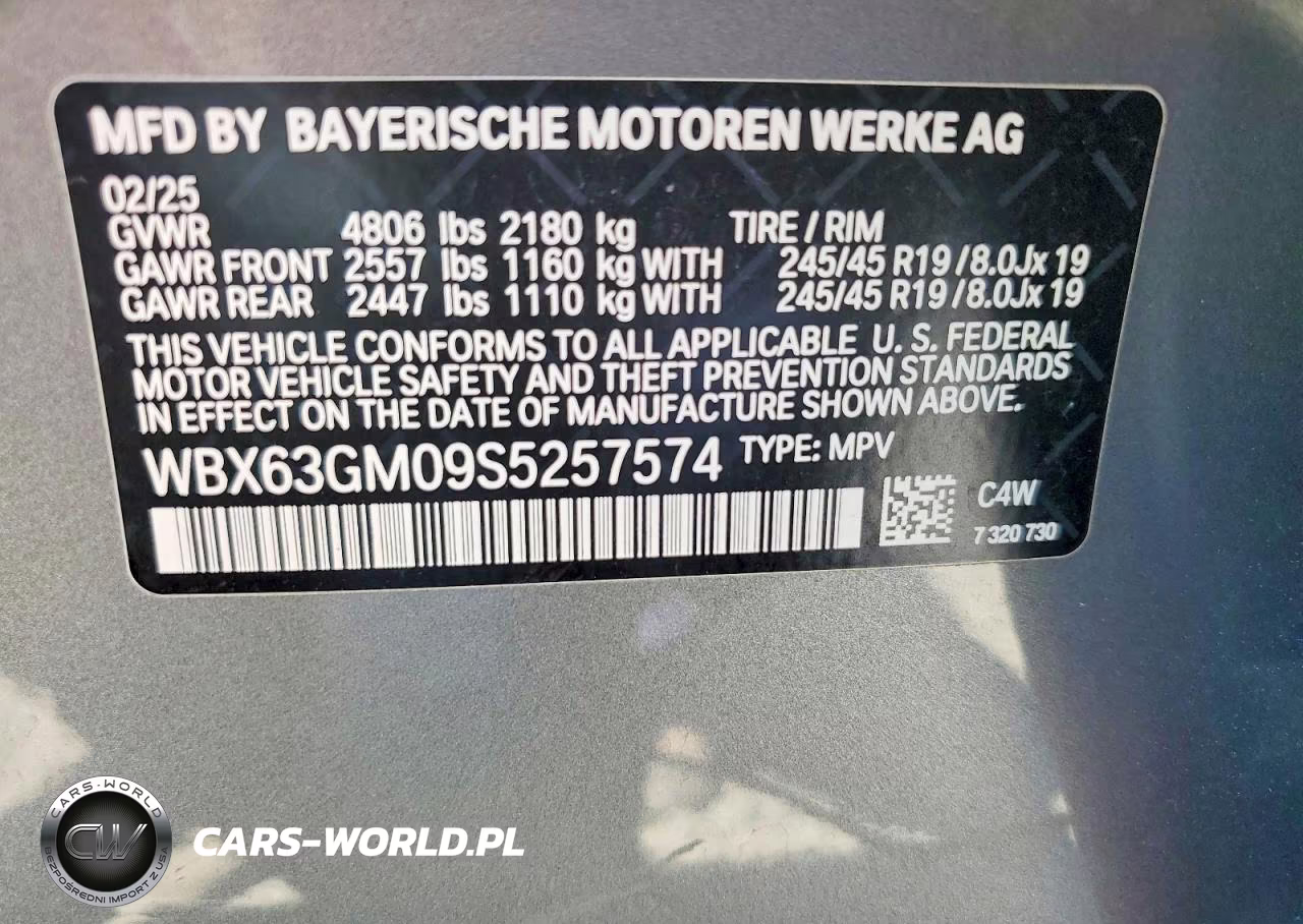2025 BMW X2 xDrive28I VIN:WBX63GM09S5257574 - 13