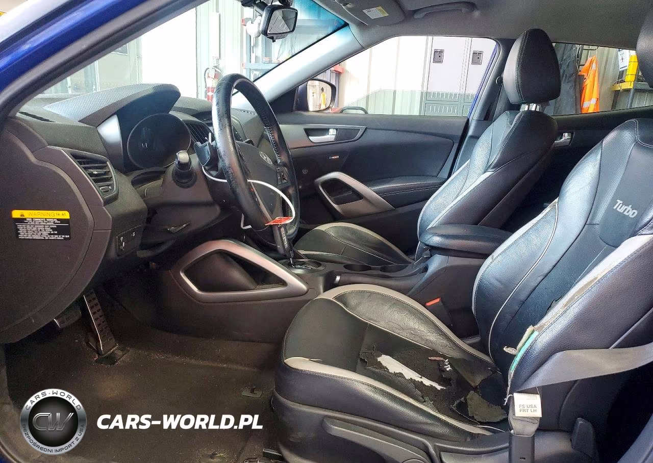 2015 Hyundai Veloster Turbo VIN:KMHTC6AE9FU220266 - 7