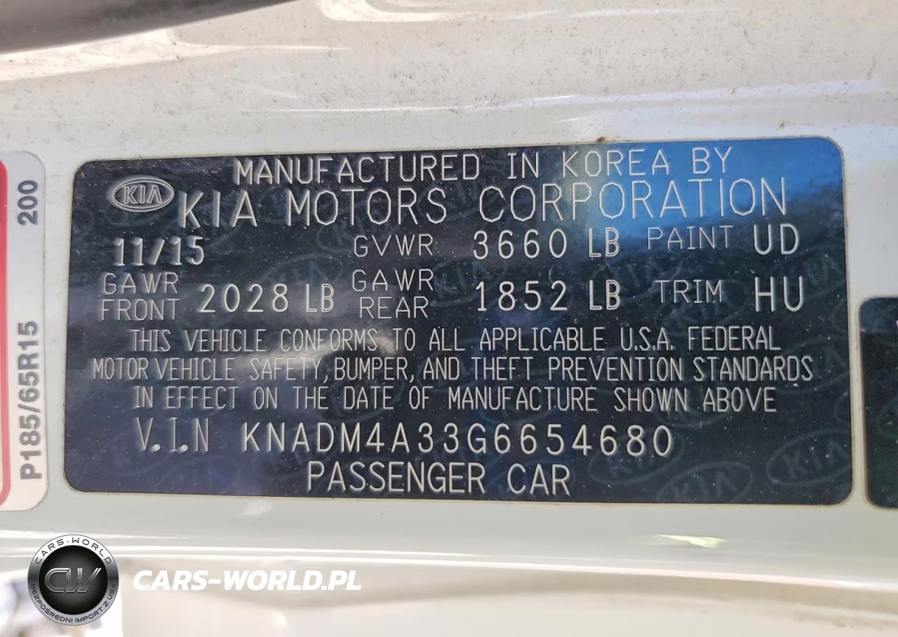 2016 Kia Rio Lx VIN:KNADM4A33G6654680 - 12