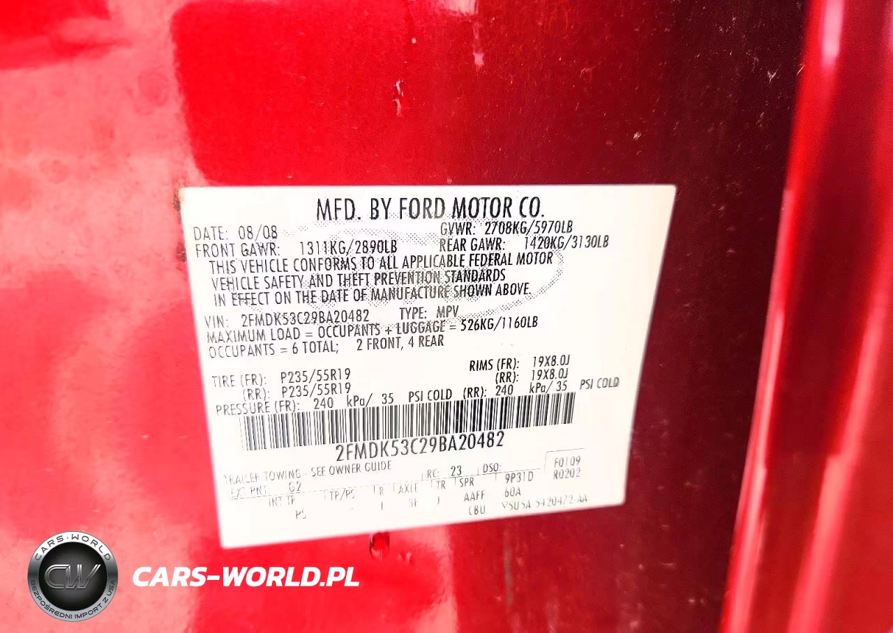 2009 Ford Flex Limited VIN:2FMDK53C29BA20482 - 12