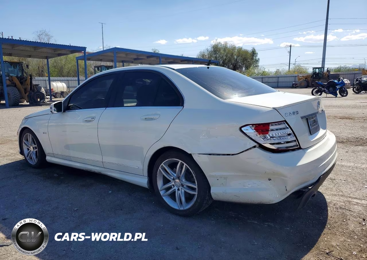 2012 Mercedes-Benz C 250 VIN:WDDGF4HB9CF853286 - 2