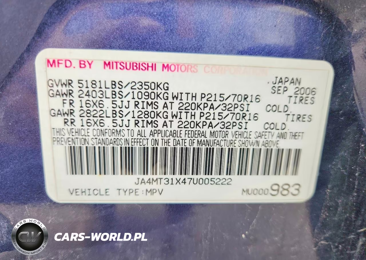 2007 Mitsubishi Outlander Ls VIN:JA4MT31X47U005222 - 12