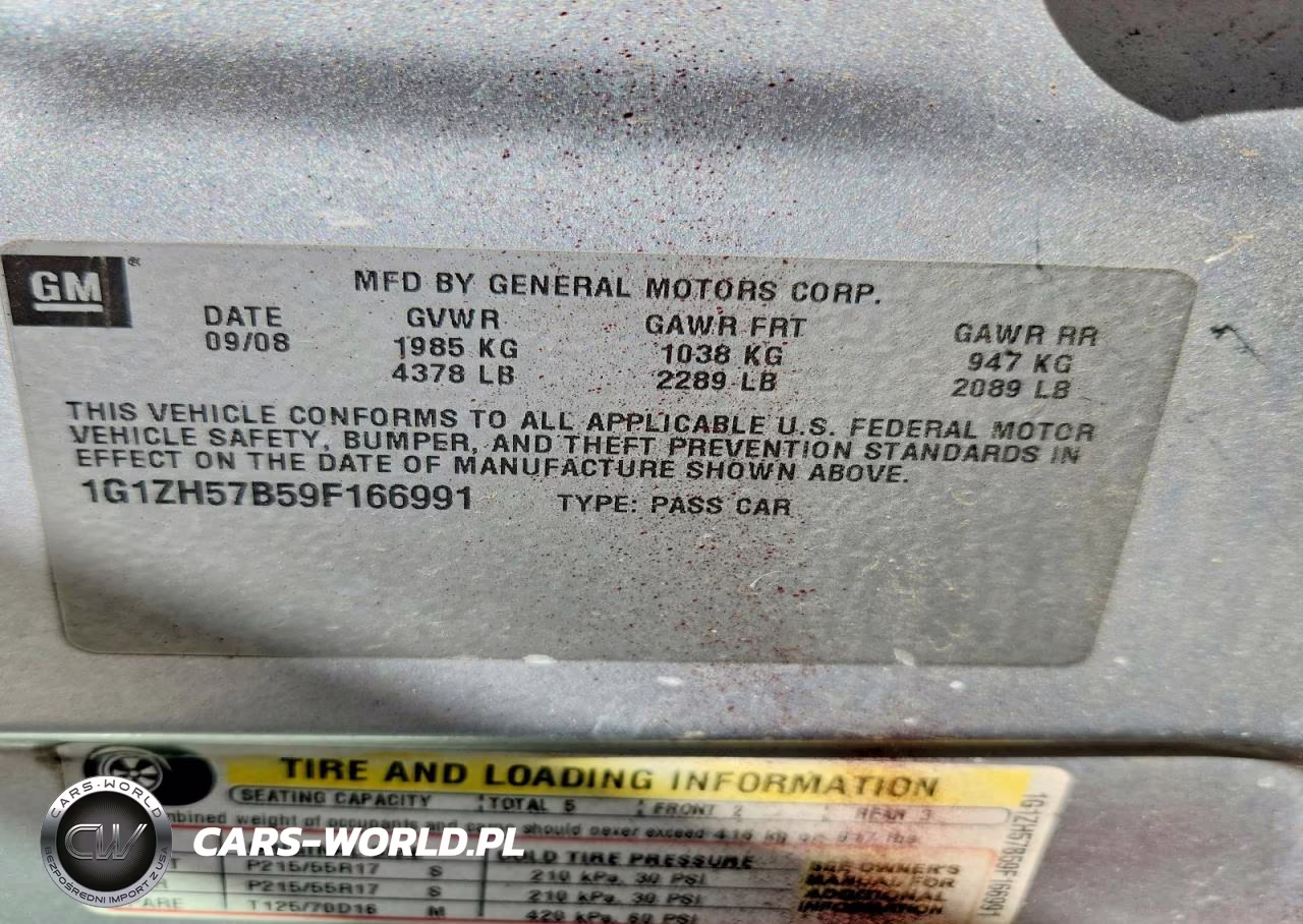 2009 Chevrolet Malibu 1Lt VIN:1G1ZH57B59F166991 - 12