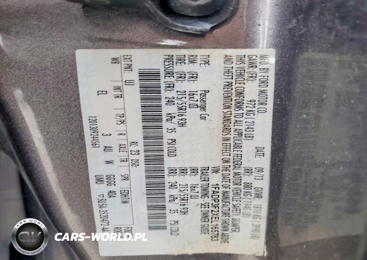 2014 Ford Focus Se VIN:1FADP3F2XEL165783 - 12