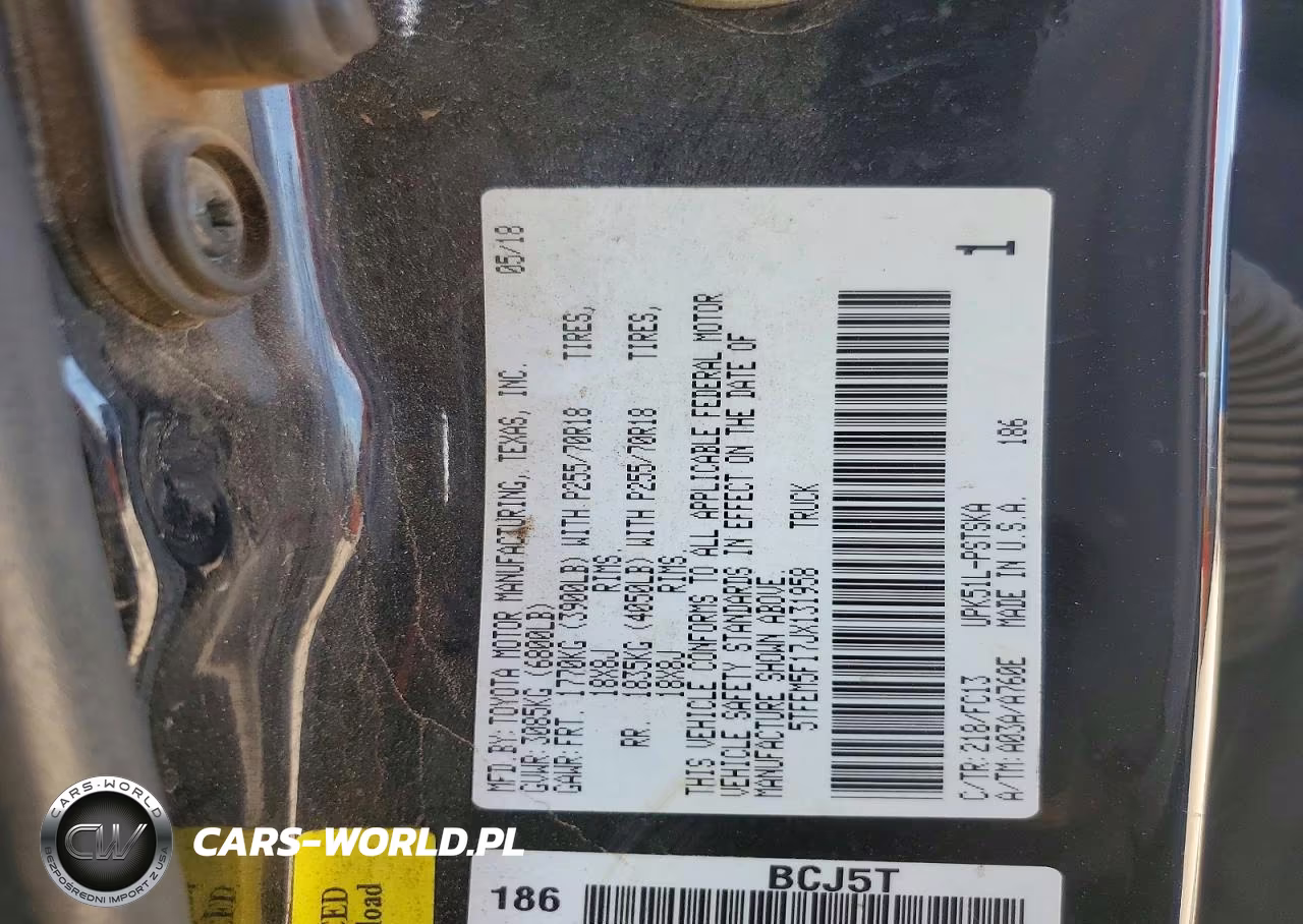 2018 Toyota Tundra Crewmax Sr5 V8 VIN:5TFEM5F17JX131958 - 12