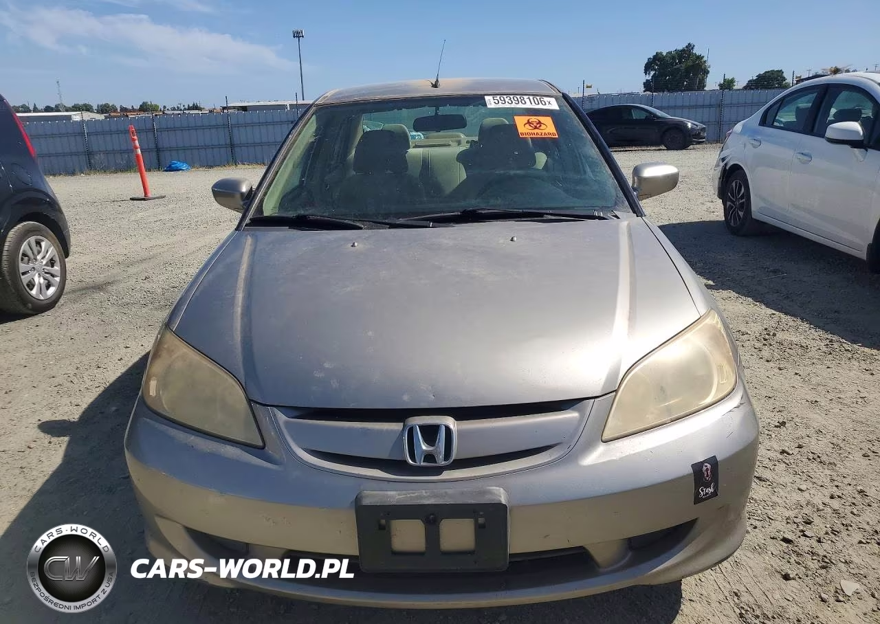 2005 Honda Civic Hybrid VIN:JHMES96615S021840 - 5