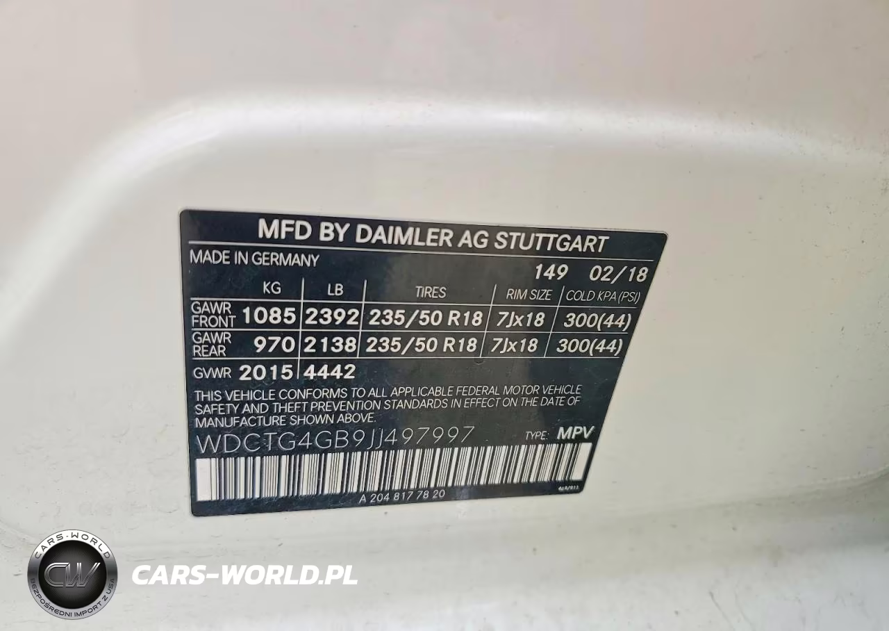 2018 Mercedes-Benz Gla 250 4Matic VIN:WDCTG4GB9JJ497997 - 13