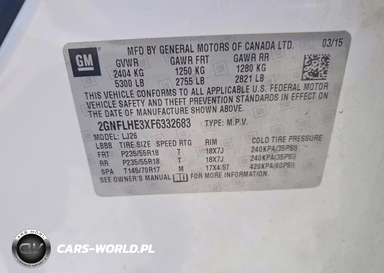 2015 Chevrolet Equinox Ltz VIN:2GNFLHE3XF6332683 - 13