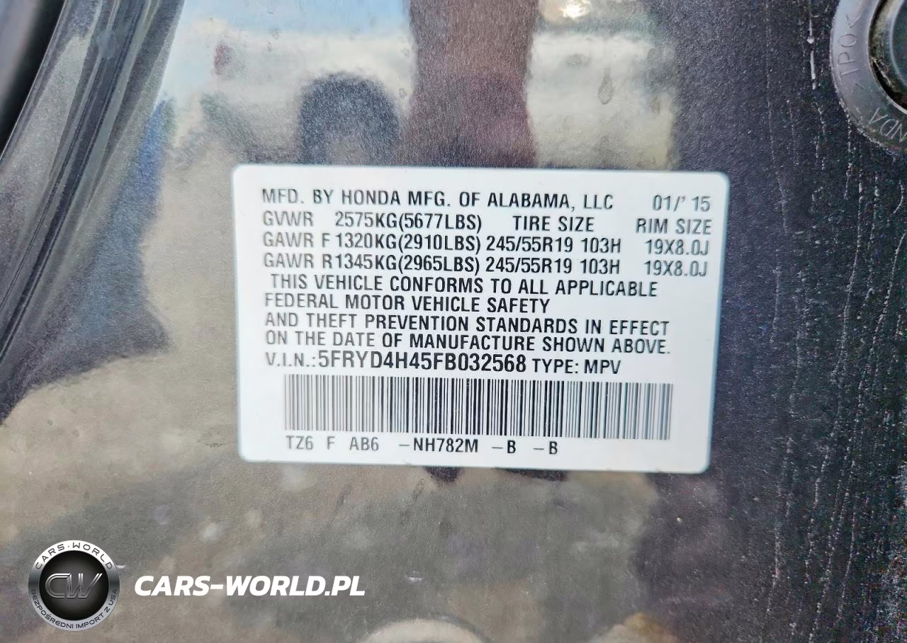 2015 Acura Mdx Technology VIN:5FRYD4H45FB032568 - 13