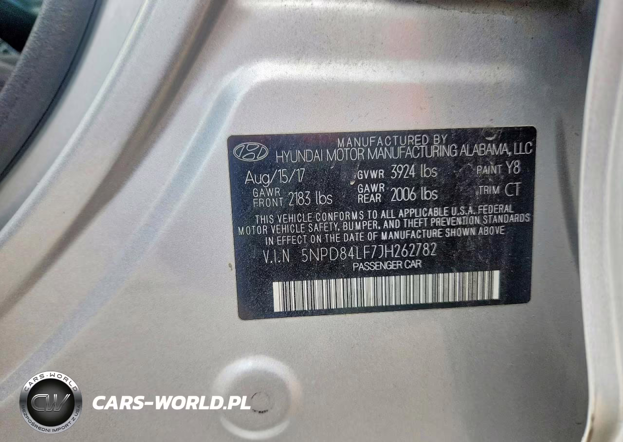 2018 Hyundai Elantra VIN:5NPD84LF7JH262782 - 13