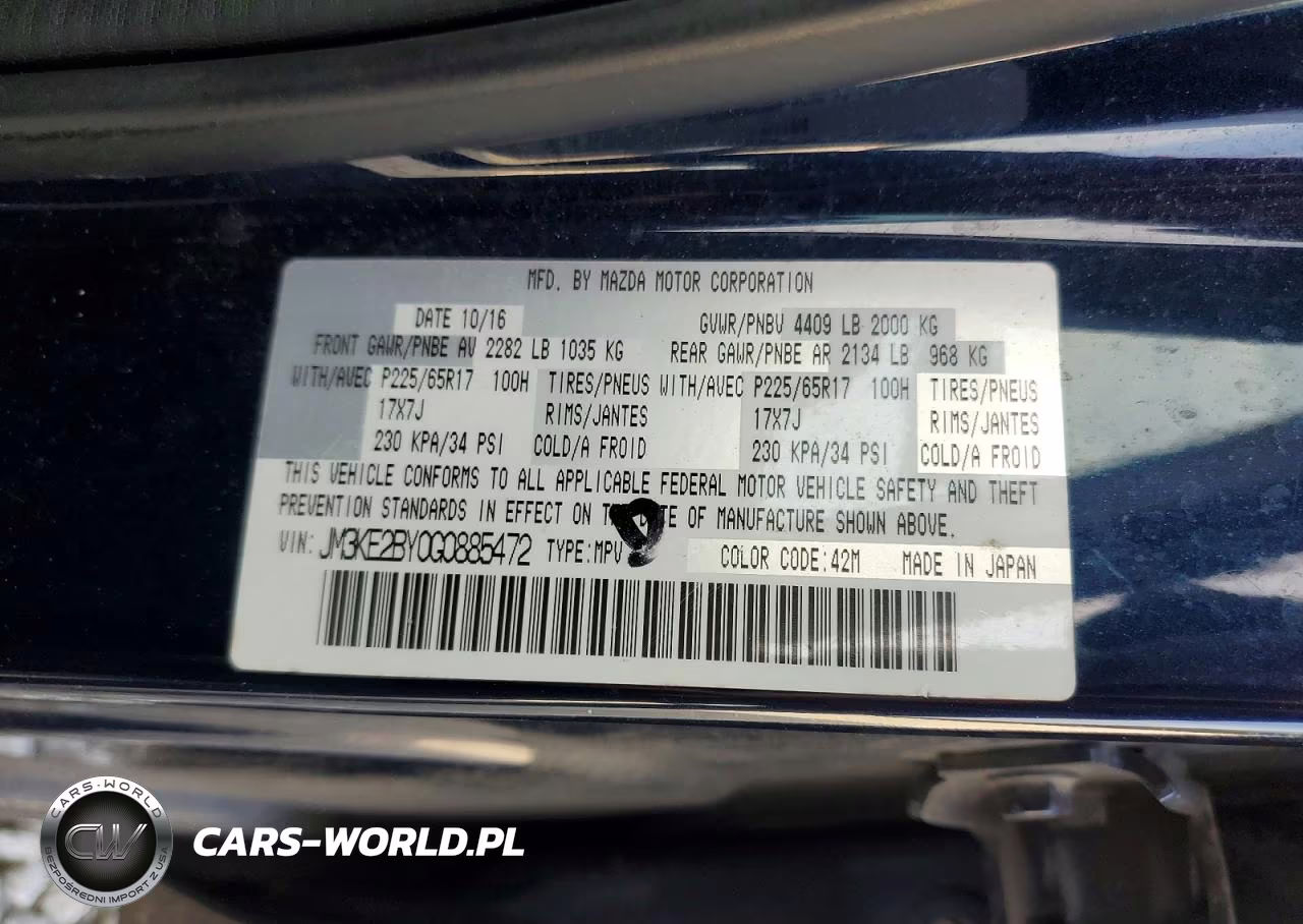 2016 Mazda Cx-5 Sport VIN:JM3KE2BY0G0885472 - 14