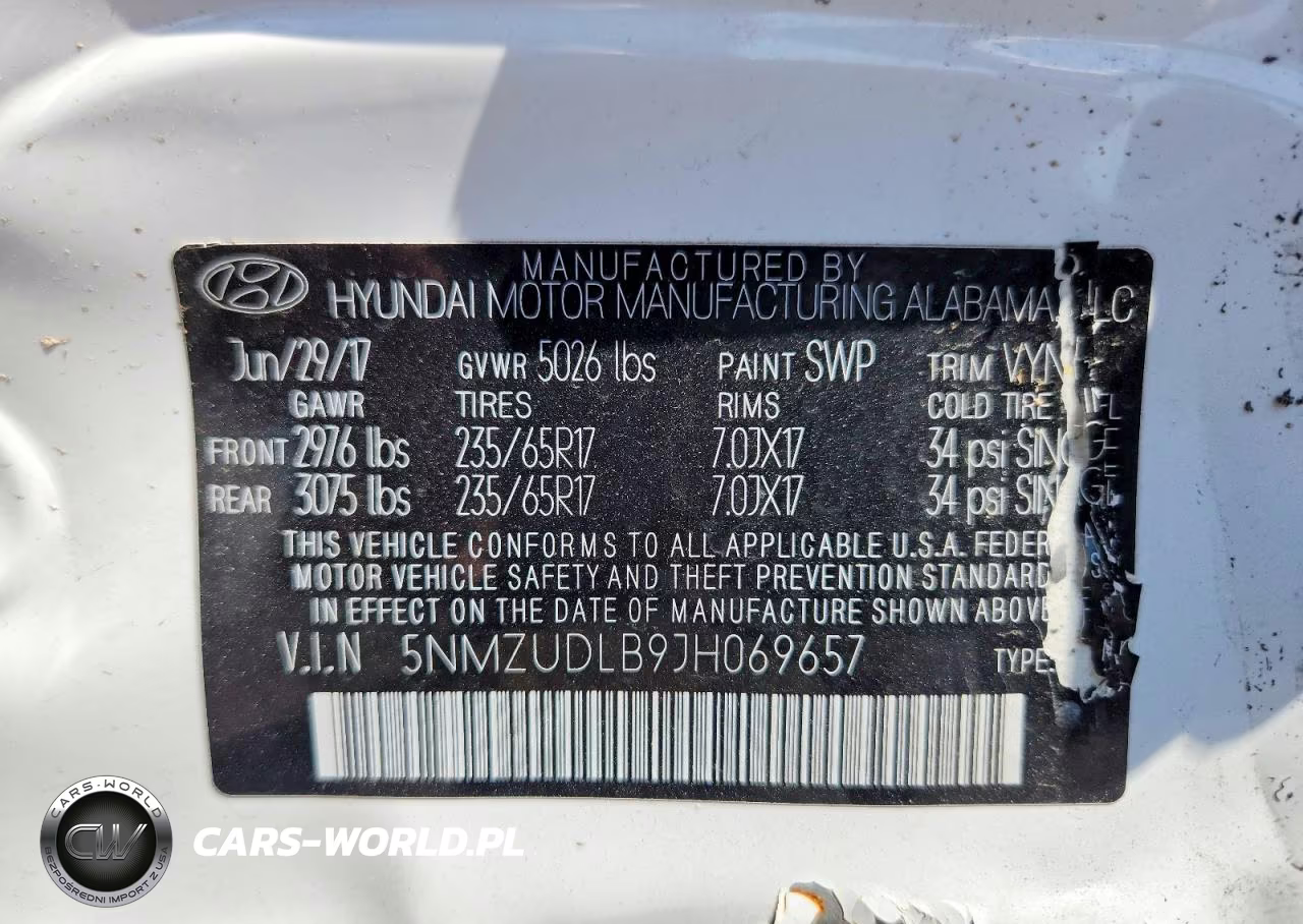 2018 Hyundai Santa Fe Sport 2.4L VIN:5NMZUDLB9JH069657 - 13