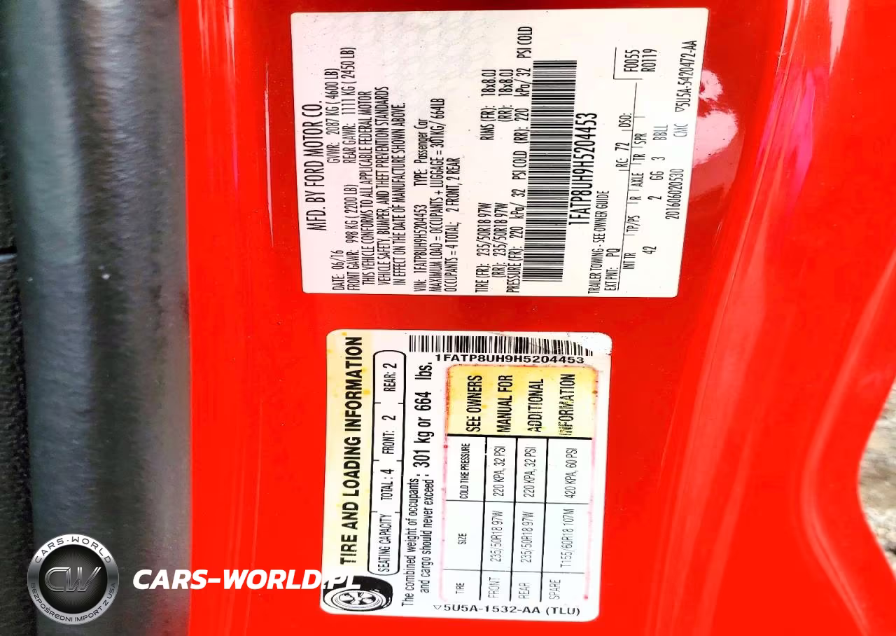 2017 Ford Mustang VIN:1FATP8UH9H5204453 - 12