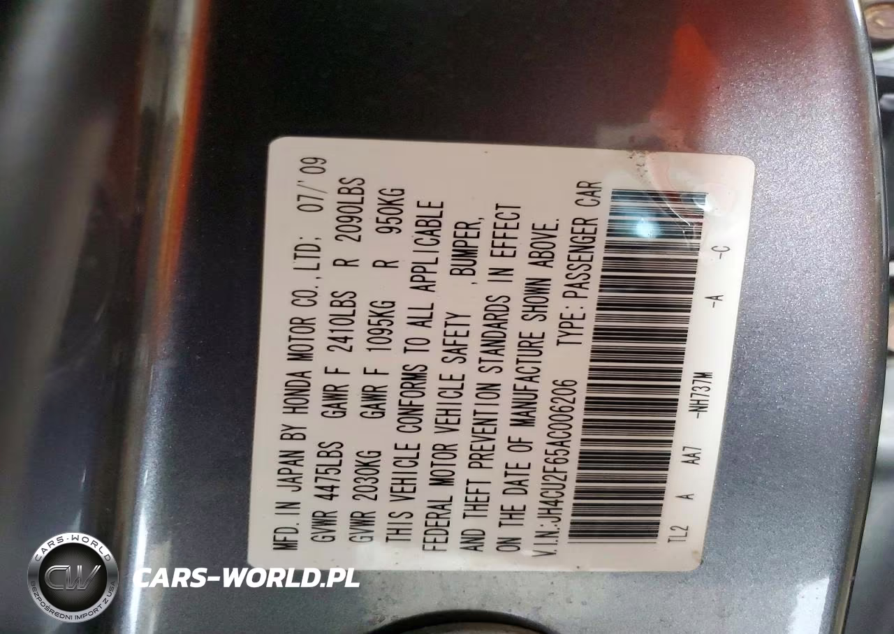 2010 Acura Tsx VIN:JH4CU2F65AC006206 - 13