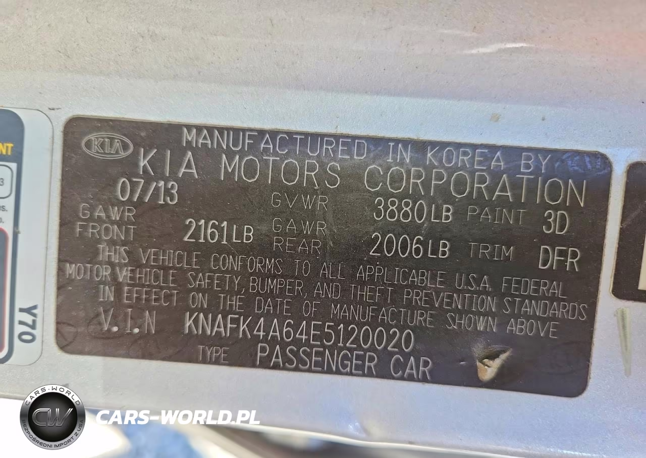 2014 Kia Forte Lx VIN:KNAFK4A64E5120020 - 12
