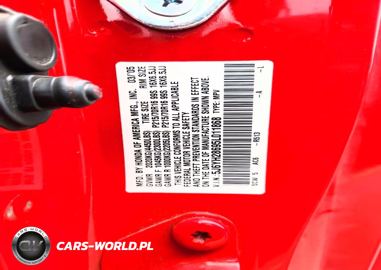 2005 Honda Element Ex VIN:5J6YH28695L011868 - 12