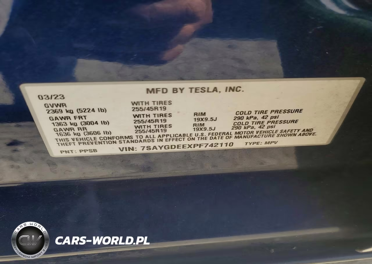 2023 Tesla Model Y VIN:7SAYGDEEXPF742110 - 14