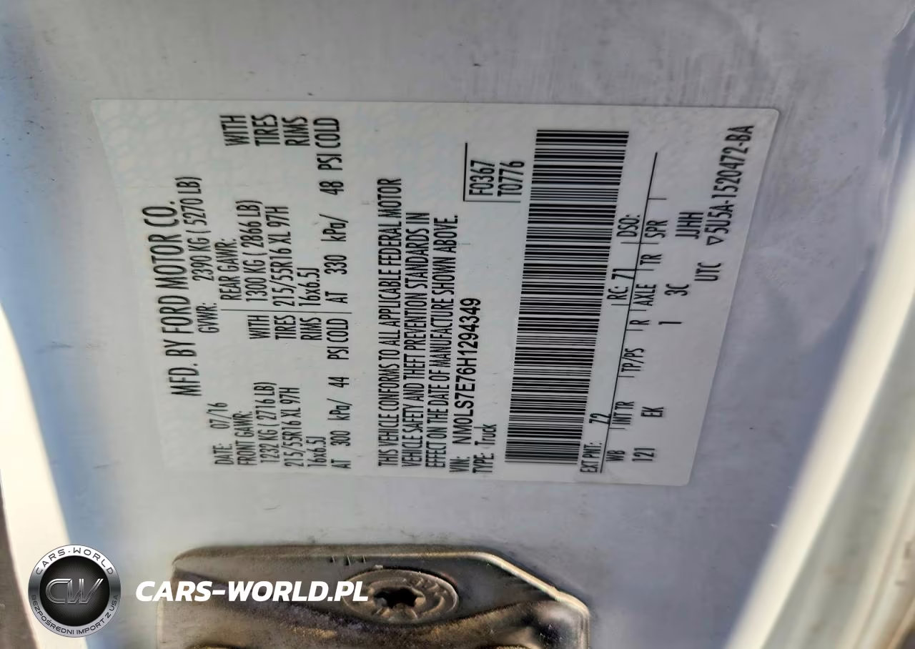 2017 Ford Transit Connect Xl VIN:NM0LS7E76H1294349 - 12