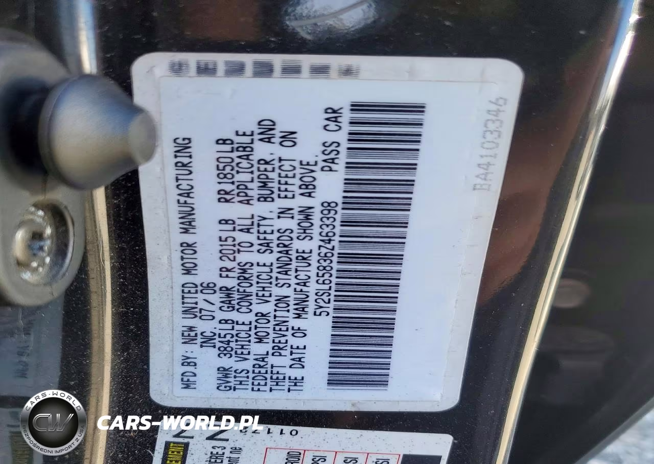 2006 Pontiac Vibe VIN:5Y2SL65836Z463398 - 13