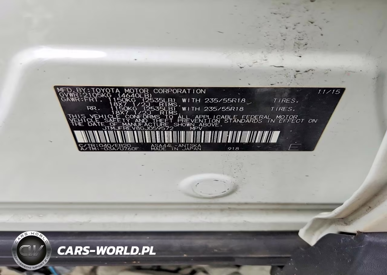 2016 Toyota Rav4 Se VIN:JTMJFREV8GJ059572 - 12