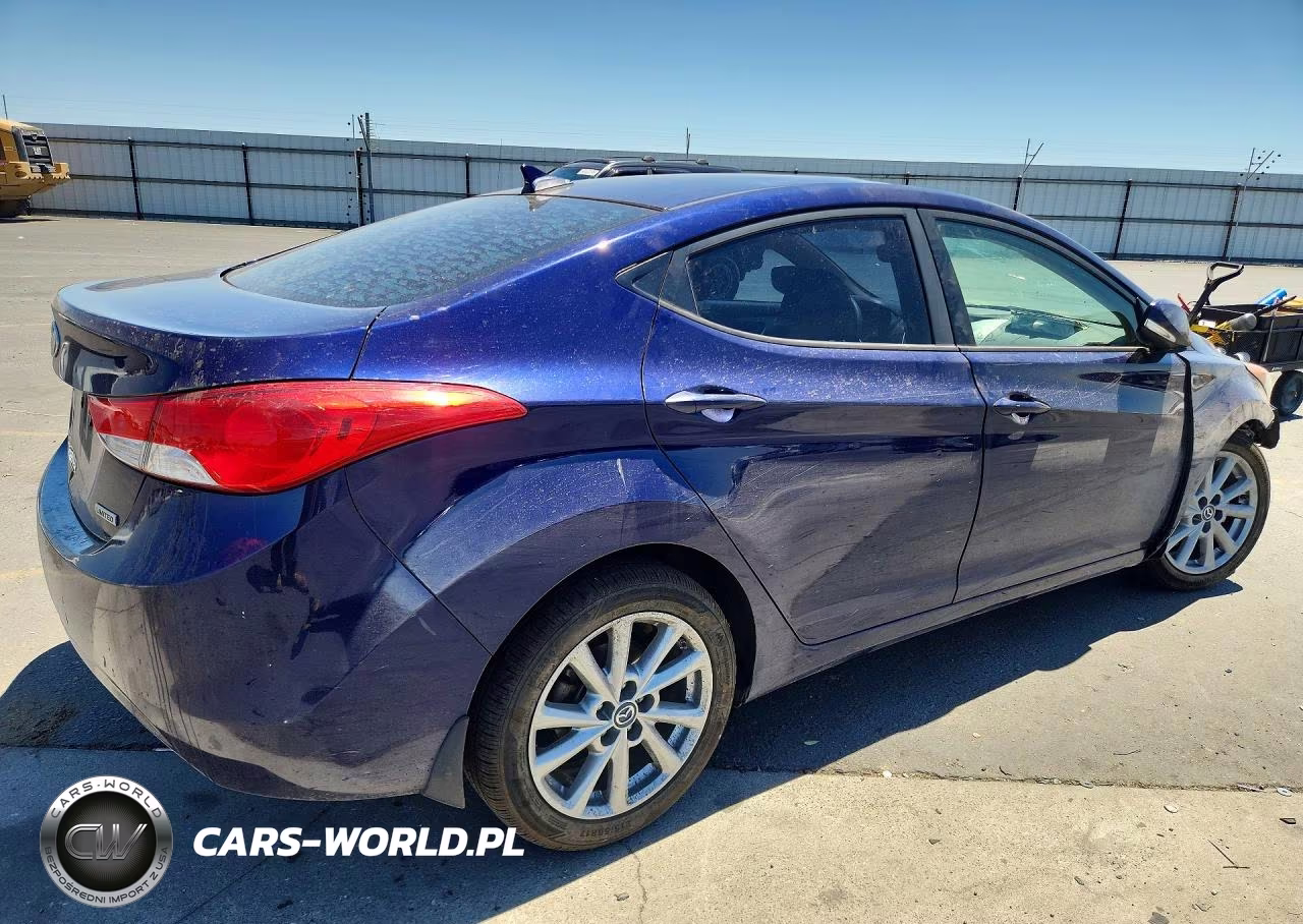 2013 Hyundai Elantra Limited VIN:5NPDH4AE4DH217846 - 3