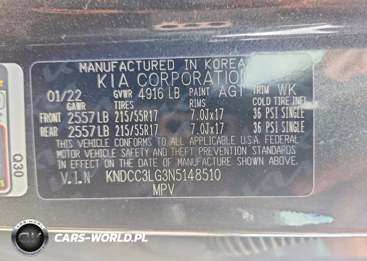 2022 Kia Niro Ev Ex VIN:KNDCC3LG3N5148510 - 14