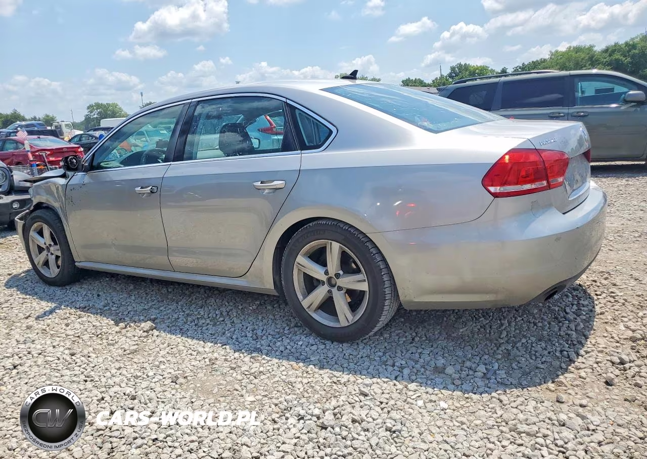2013 Volkswagen Passat Se VIN:1VWBP7A37DC017076 - 2