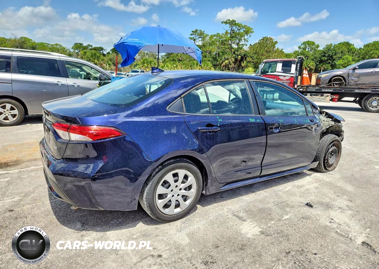 2022 Toyota Corolla Le VIN:5YFEPMAE1NP338023 - 3