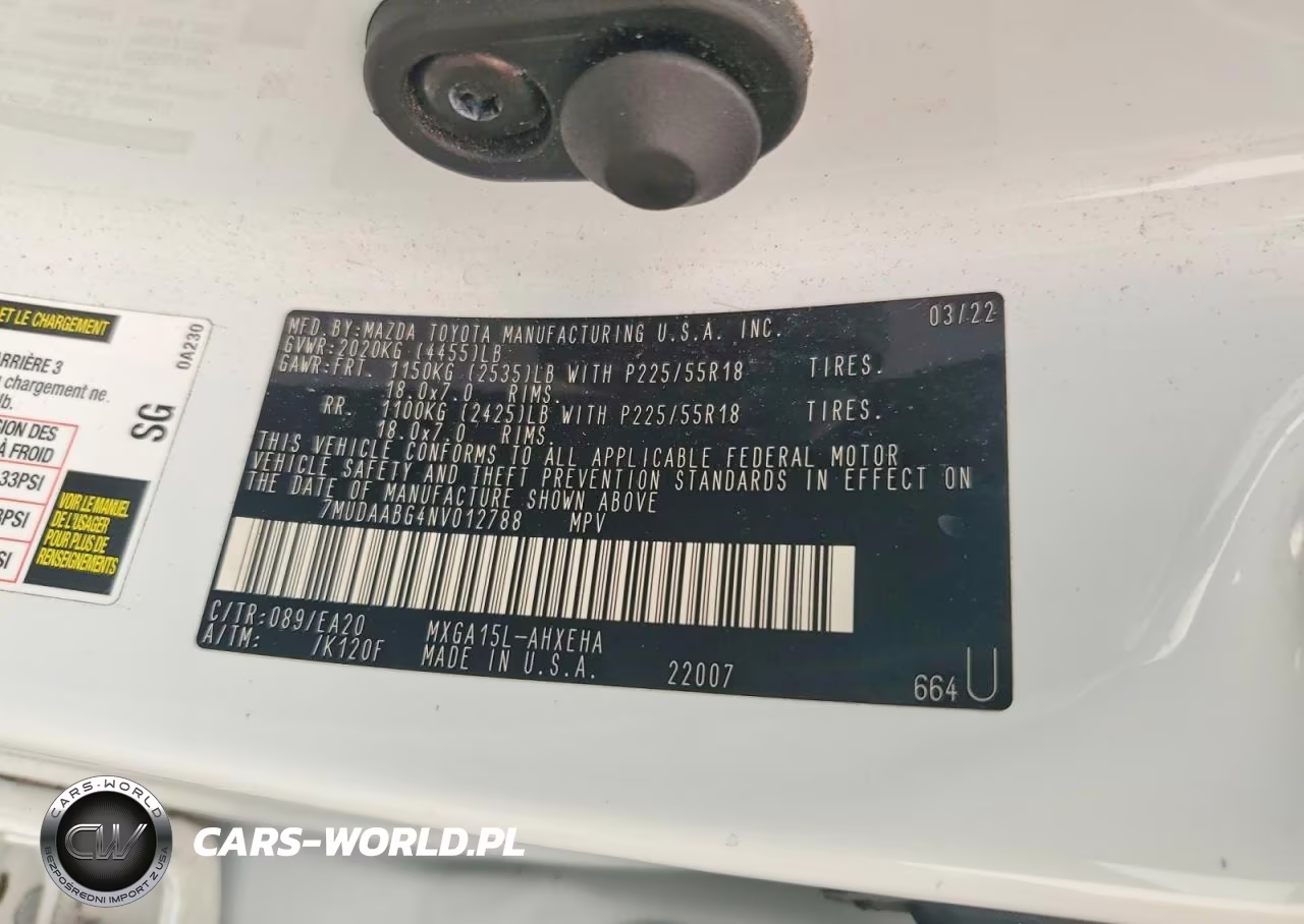 2022 Toyota Corolla Cross Xle VIN:7MUDAABG4NV012788 - 13