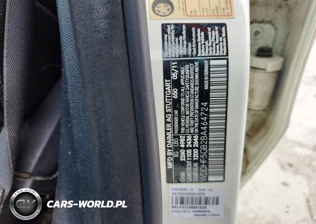 2011 Mercedes-Benz E 350 VIN:WDDHF5GB2BA464724 - 12