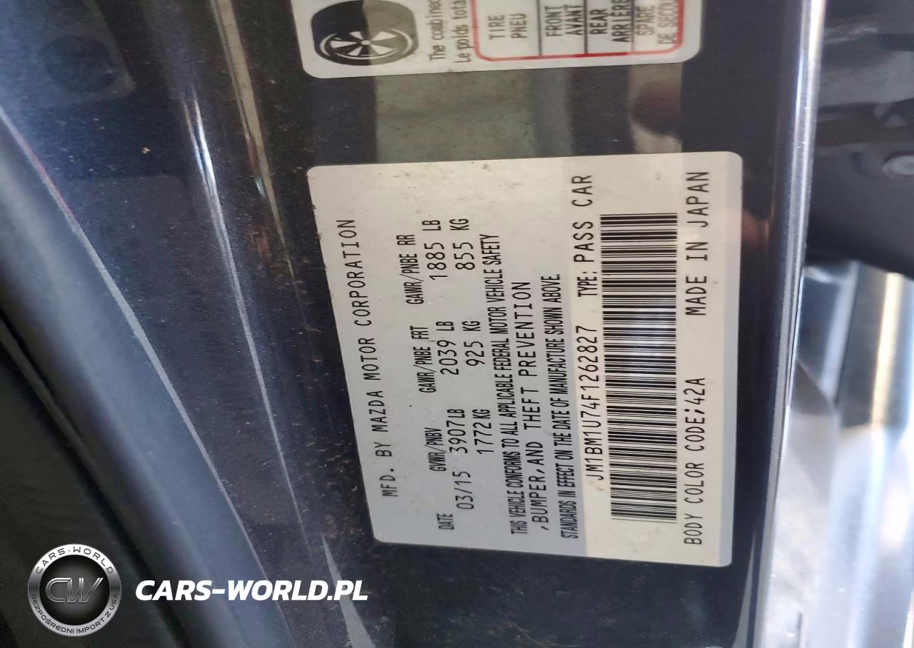 2015 Mazda 3 Sport VIN:JM1BM1U74F1262827 - 12