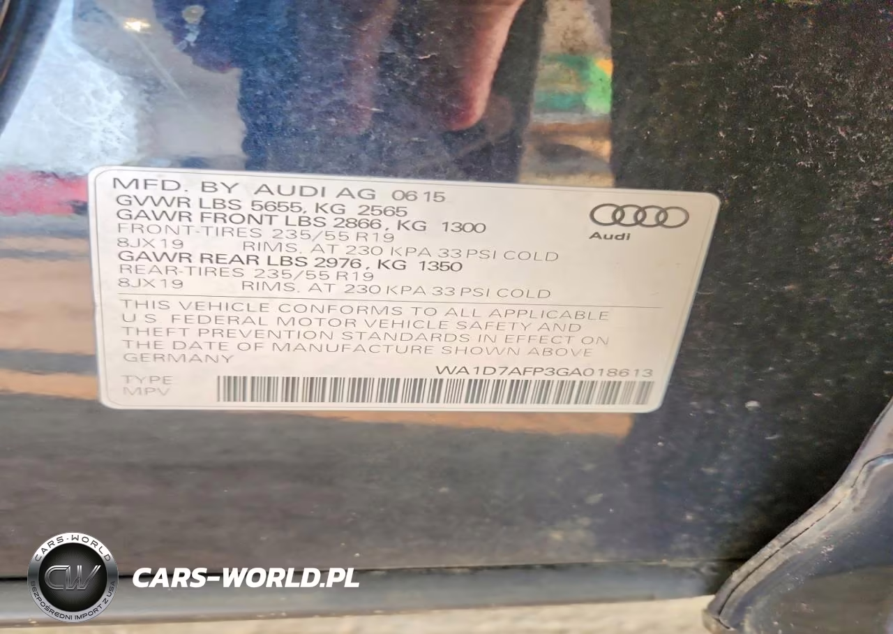 2016 Audi Q5 Premium Plus S-Line VIN:WA1D7AFP3GA018613 - 13