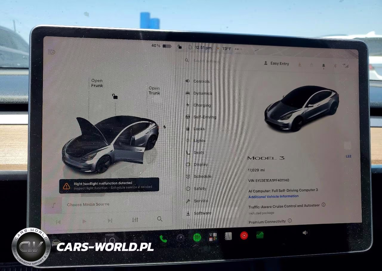 2023 Tesla Model 3 VIN:5YJ3E1EA1PF401140 - 9