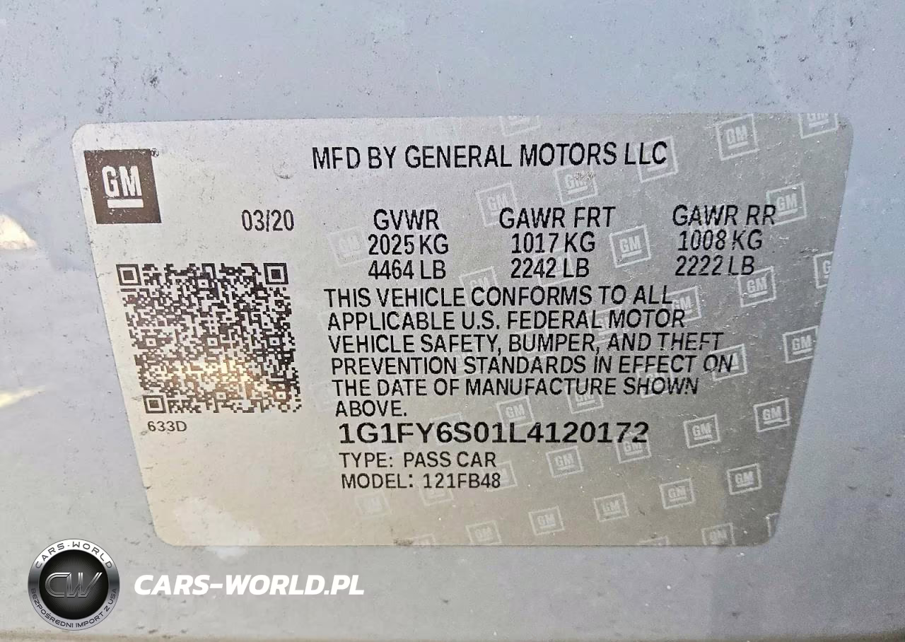 2020 Chevrolet Bolt Ev Lt VIN:1G1FY6S01L4120172 - 12