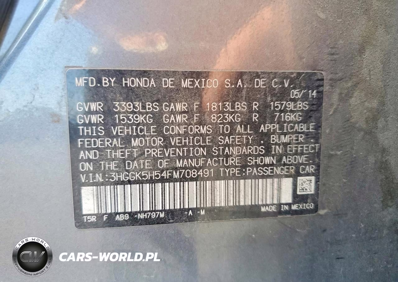 2015 Honda Fit Lx VIN:3HGGK5H54FM708491 - 12