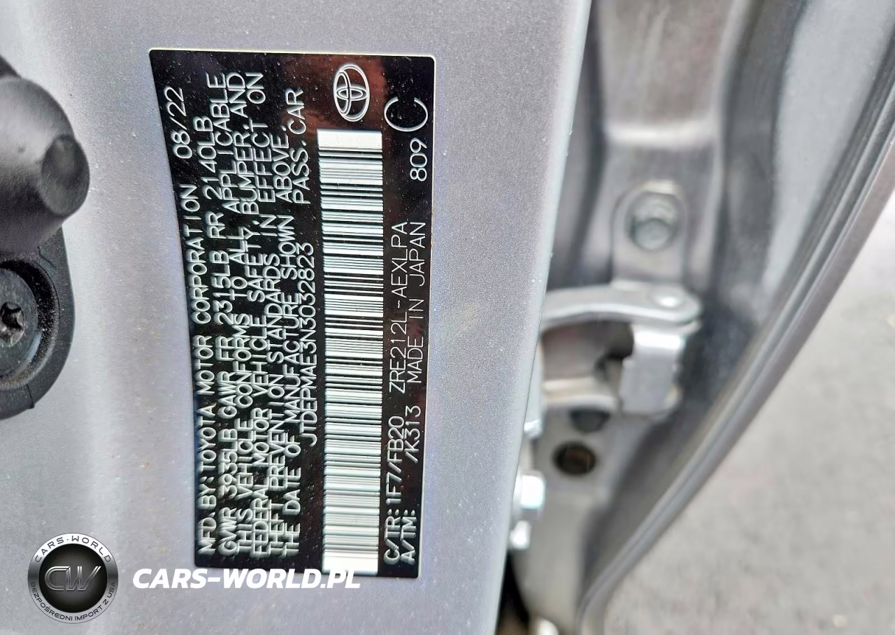 2022 Toyota Corolla Le VIN:JTDEPMAE3N3032823 - 12
