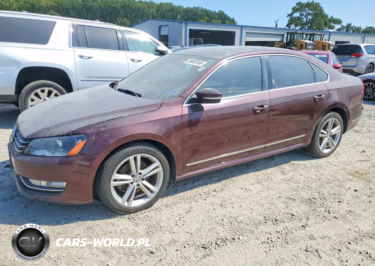 2013 Volkswagen Passat Sel VIN:1VWCN7A32DC103681 - 1