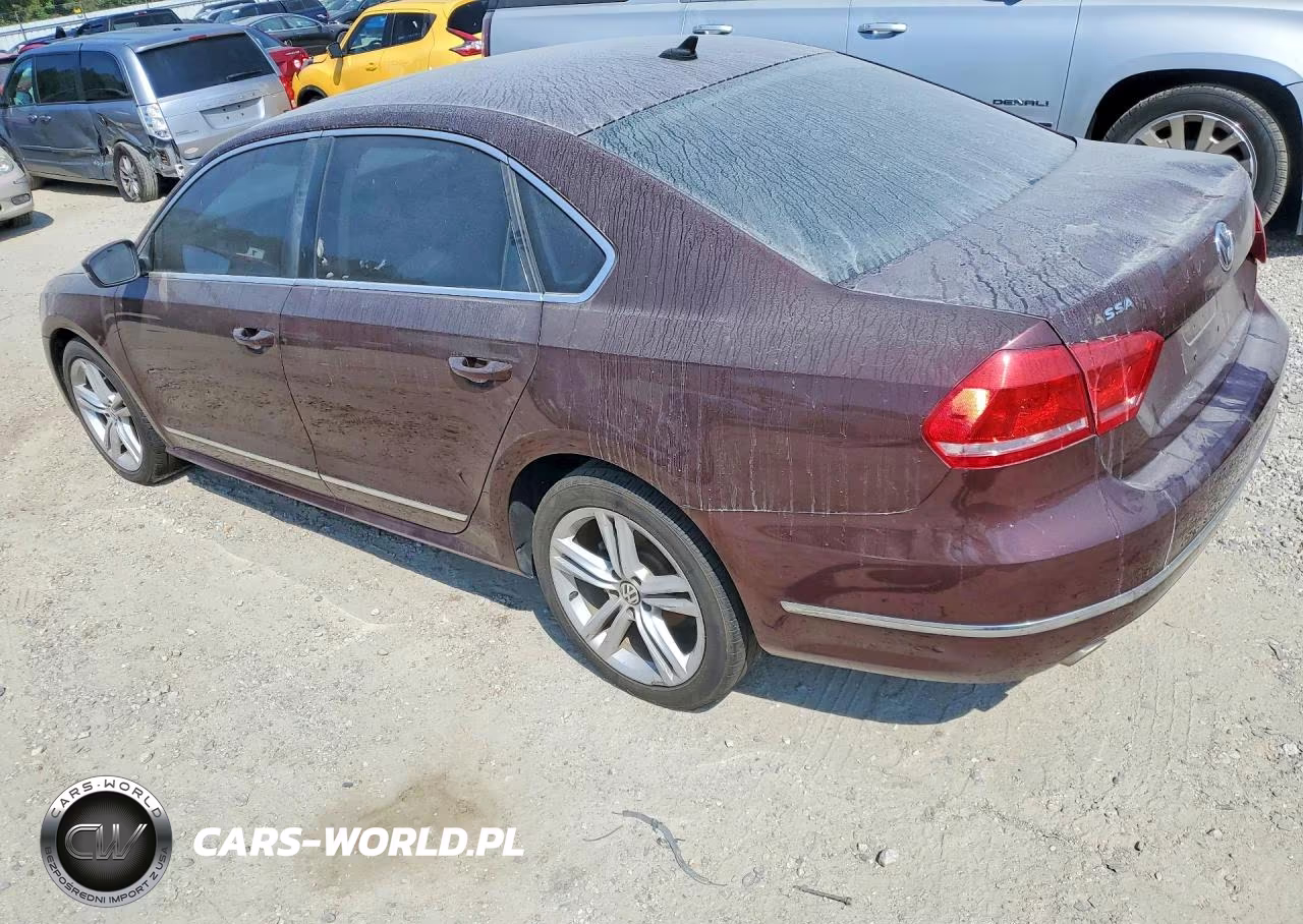 2013 Volkswagen Passat Sel VIN:1VWCN7A32DC103681 - 2