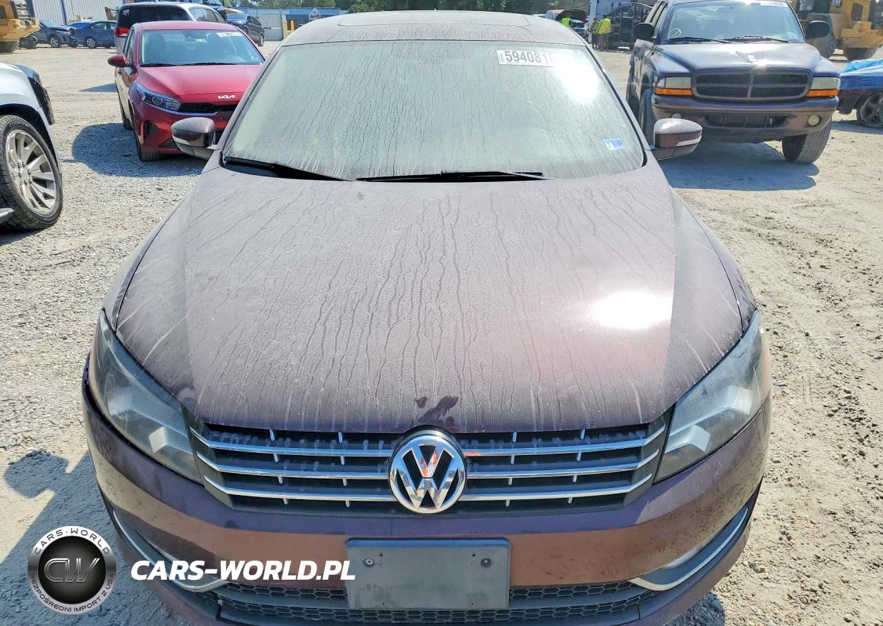 2013 Volkswagen Passat Sel VIN:1VWCN7A32DC103681 - 5