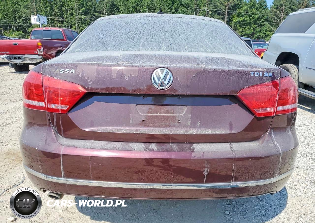 2013 Volkswagen Passat Sel VIN:1VWCN7A32DC103681 - 6