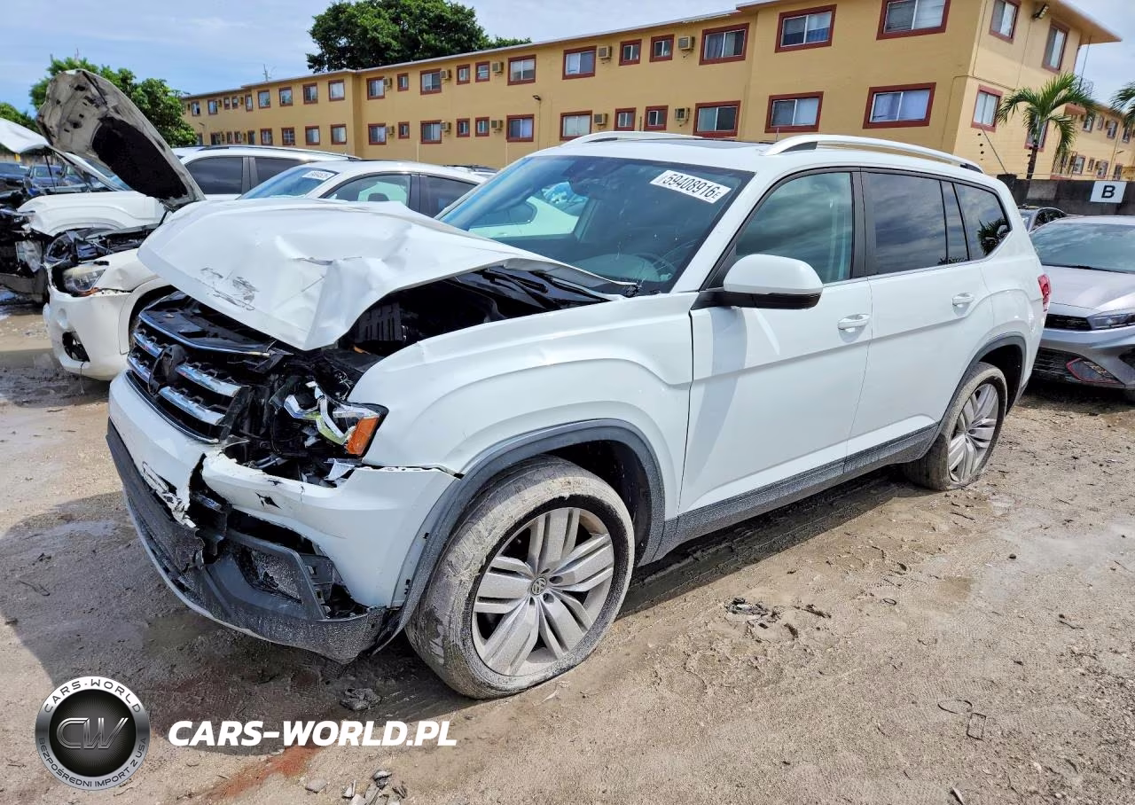 2019 Volkswagen Atlas Se VIN:1V2WR2CAXKC606129 - 1